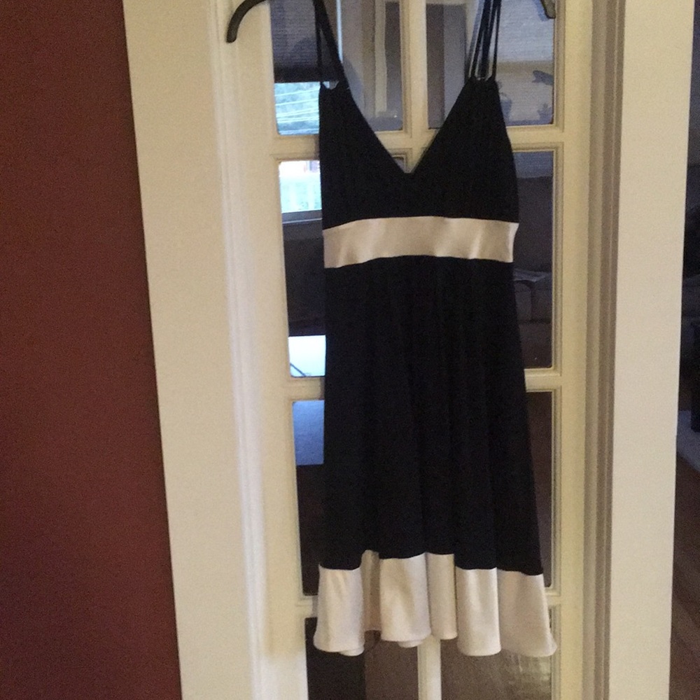 Express Black & White Dress